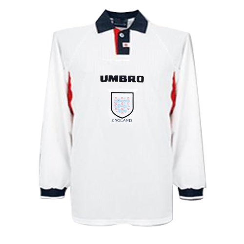 Retro England Home Long Sleeve Jersey World Cup 1998