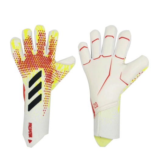 AD White&Yellow Pradetor A12 Goalkeeper Gloves