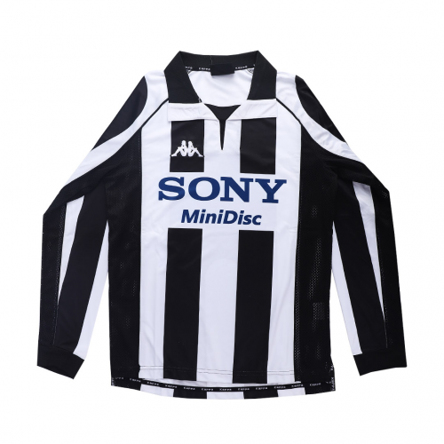 Juventus Retro Jersey Home Long Sleeve Replica 1997/98