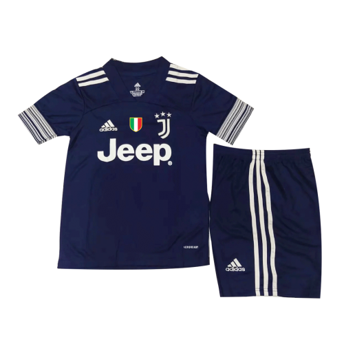 Juventus Kid's Soccer Jersey Away Kit (Shirt+Short) 2020/21