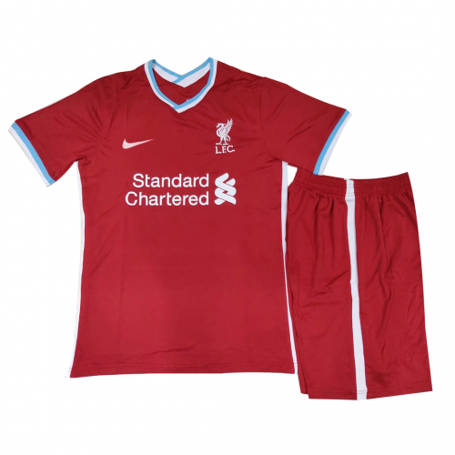 Liverpool Kid's Soccer Jersey Home Kit (Shirt+Short) 2020/21