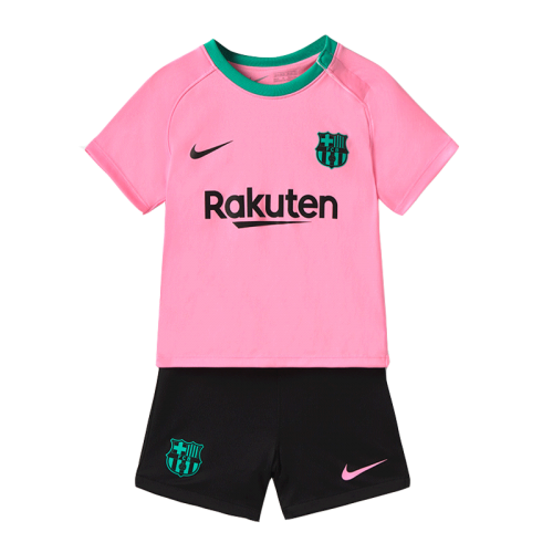 Barcelona Kid's Soccer Jersey Third Away Kit (Shirt+Short) 2020/21