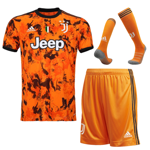Juventus Soccer Jersey Third Away Whole Kit (Shirt+Short+Socks) Replica 2020/21