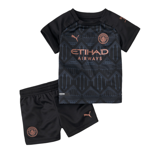 Manchester City Kid's Soccer Jersey Away Kit (Shirt+Short) 2020/21