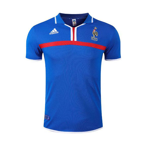 France Retro Jersey Home Eurp Cup 2000