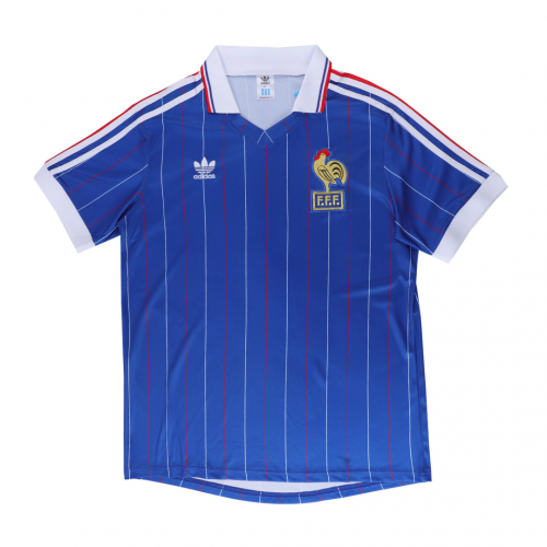 France Rertro Jersey Home World Cup 1982