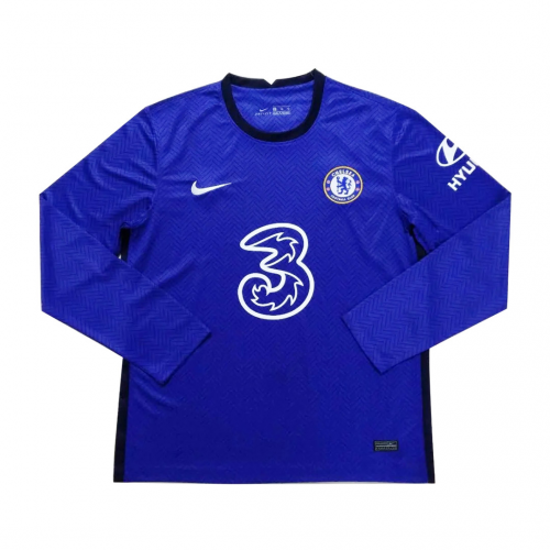 Chelsea Soccer Jersey Home Long Sleeve Replica 20/21