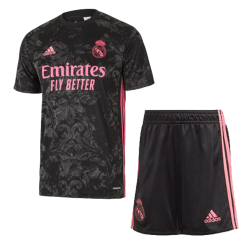 Real Madrid Soccer Jersey Third Away Kit (Shirt+Short) Replica 2020/21