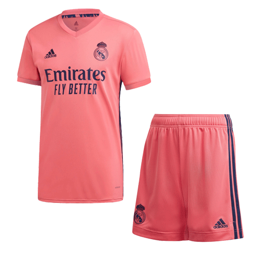 Real Madrid Soccer Jersey Away Whole Kit (Shirt+Short+Socks) Replica 2020/21
