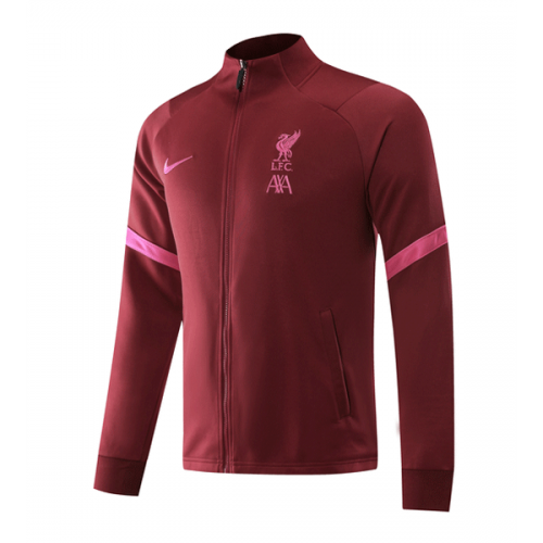 20/21 Liverpool Red High Neck Collar Training Jacket