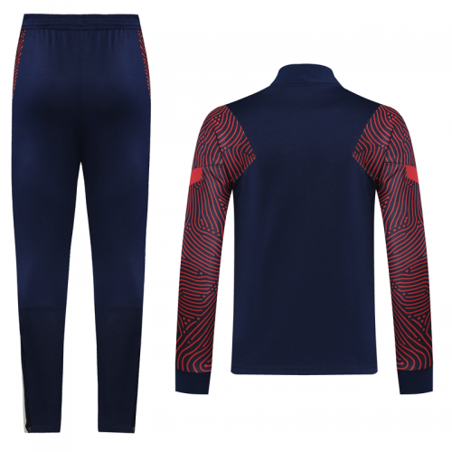 20/21 PSG Navy&Red High Neck Collar Training Kit(Jacket+Trouser)