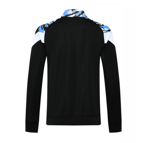 20/21 Manchester City Black&Blue High Neck Collar Training Jacket