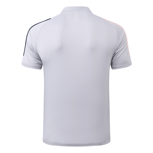 20/21 Juventus Core Polo Shirt-Light Gray