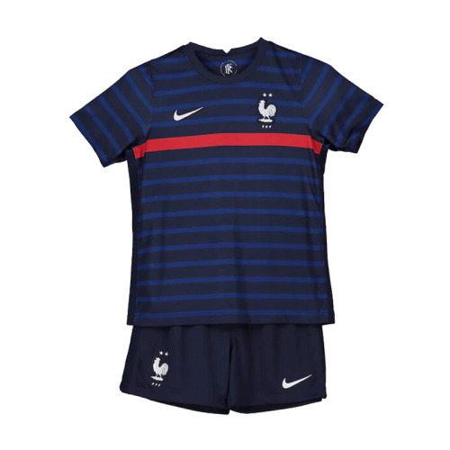 France Kids Soccer Jersey Home Kit (Shirt+Short) 2021
