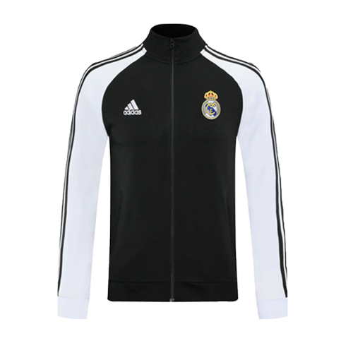 20/21 Real Madrid Black High Neck Collar Training Jacket