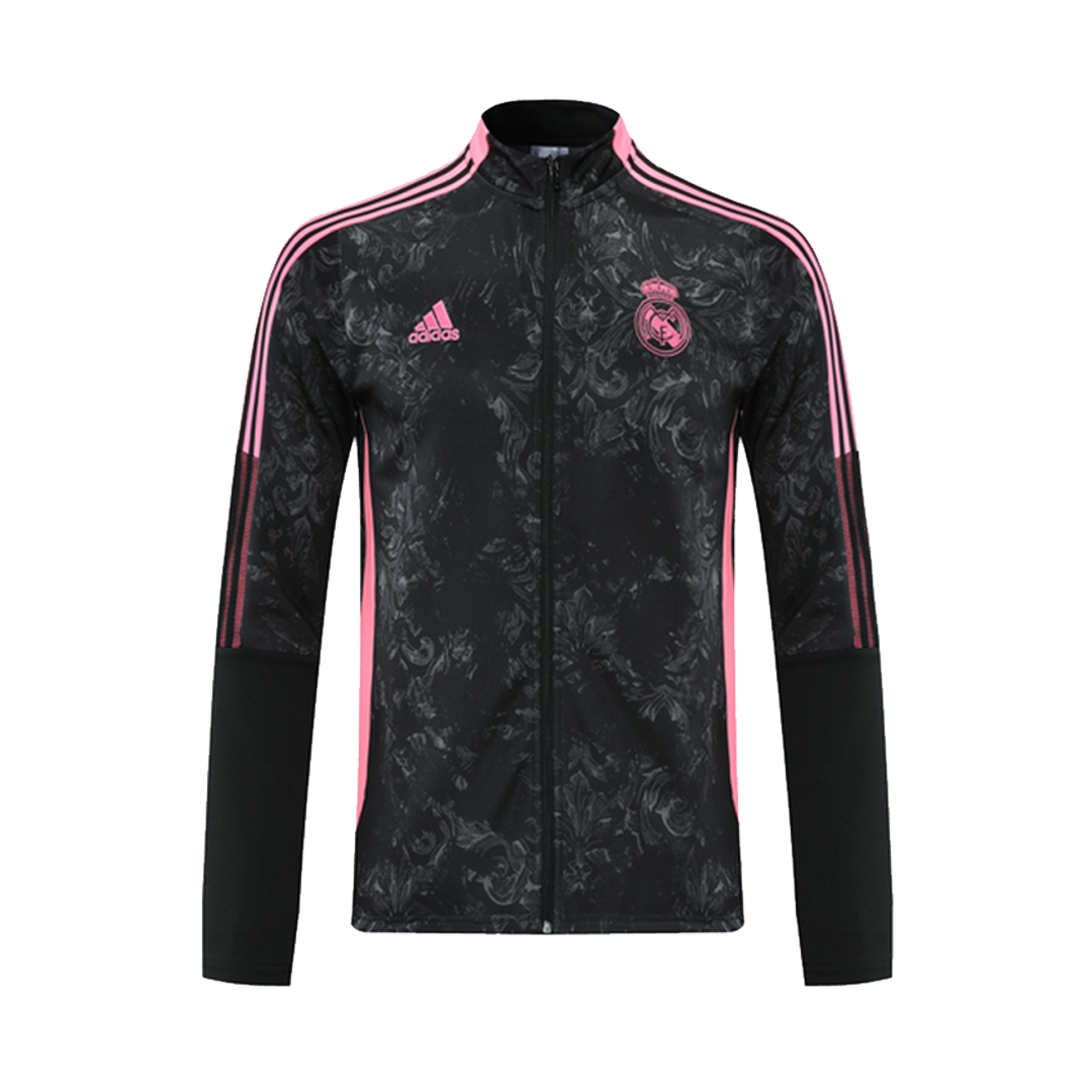 20/21 Real Madrid Black&Pink High Neck Collar Training Jacket