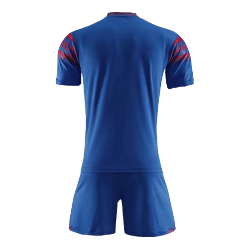 Style Customize Team Navy Soccer Jerseys Kit(Shirt+Short)