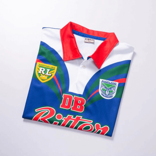 1995 New Zealand Warriors Retro Rugby Jersey Shirt