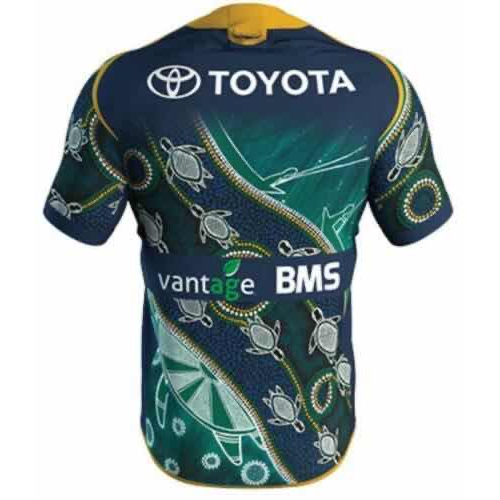 2021 North Queensland Cowboys Commemorative Green Rugby Jersey Shirt
