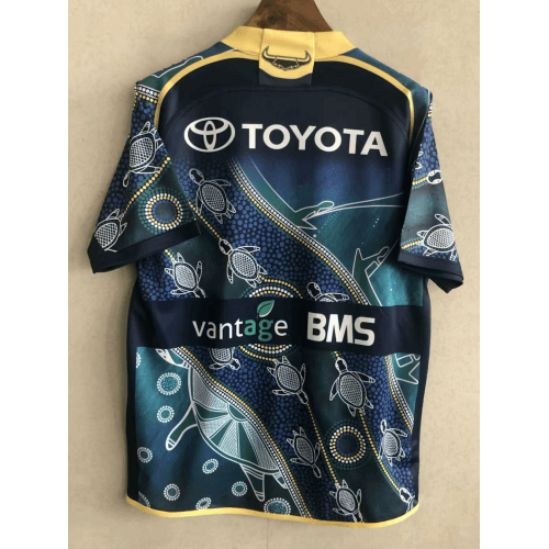 2021 North Queensland Cowboys Commemorative Green Rugby Jersey Shirt