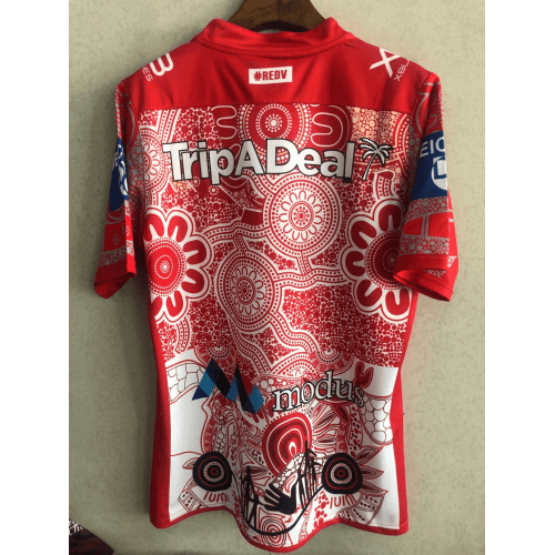 2021 St George Illawarra Dragons Indigenous Rugby Jersey Shirt