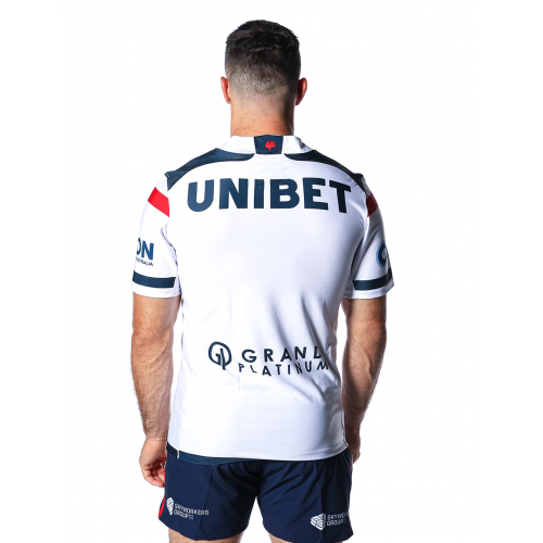 2021 Sydney Roosters Rugby Away White Jersey Shirt