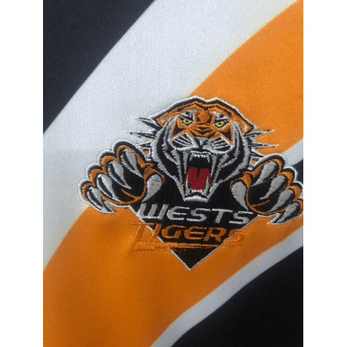 1998 Wests Tigers Retro Rugby Black Jersey Shirt