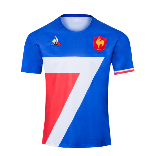 2020 France Home Blue Rugby Jersey Shirt