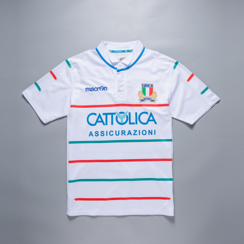 19-20 Italy Rugby Away White Jersey Shirt