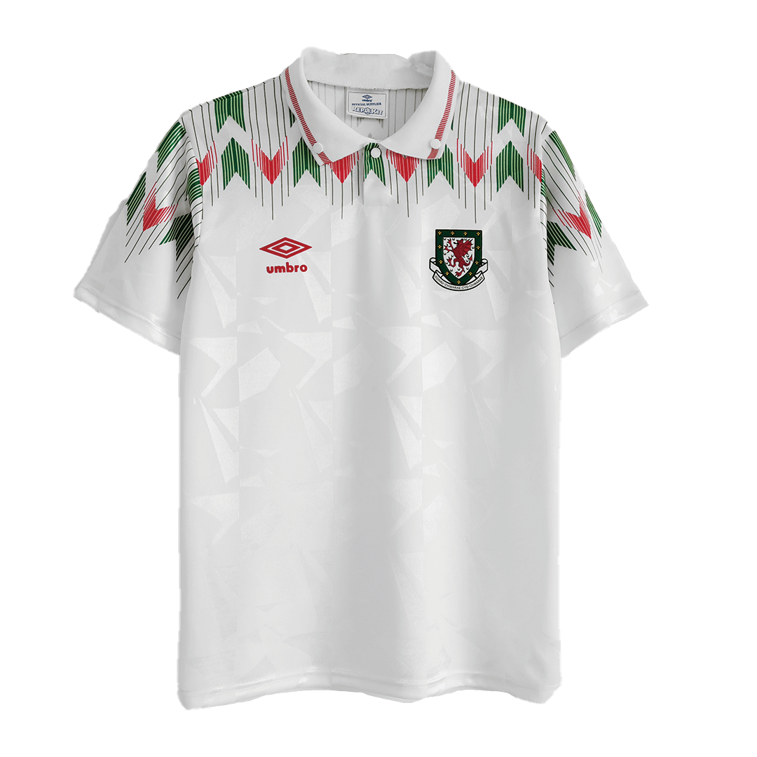 Wales Soccer Jersey Away Retro Replica 90/92