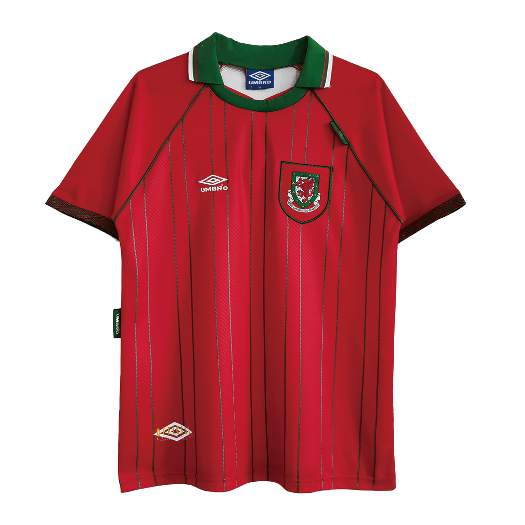 Wales Soccer Jersey Home Retro Replica 94/96