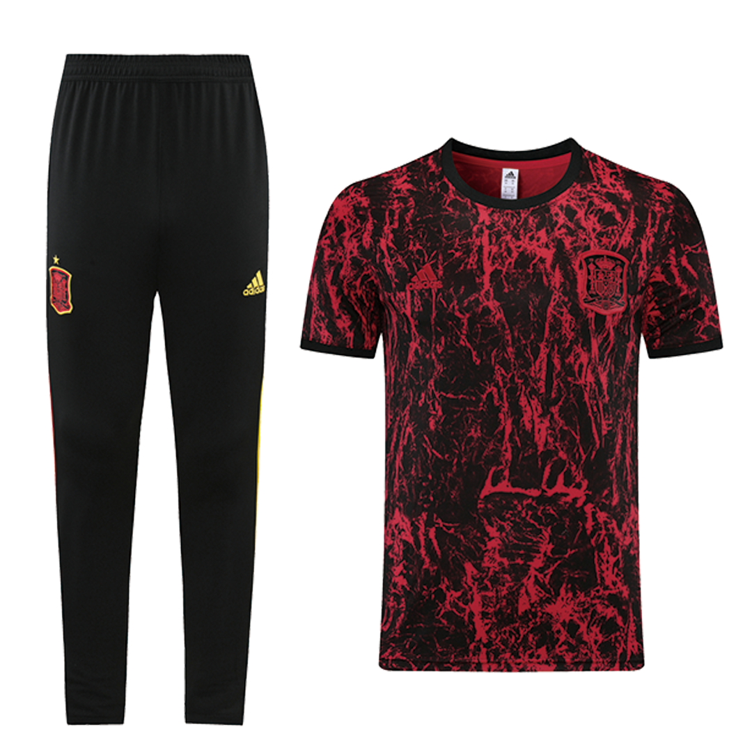 Spain Training Kit (Jersey+Pants) Red 2021/22