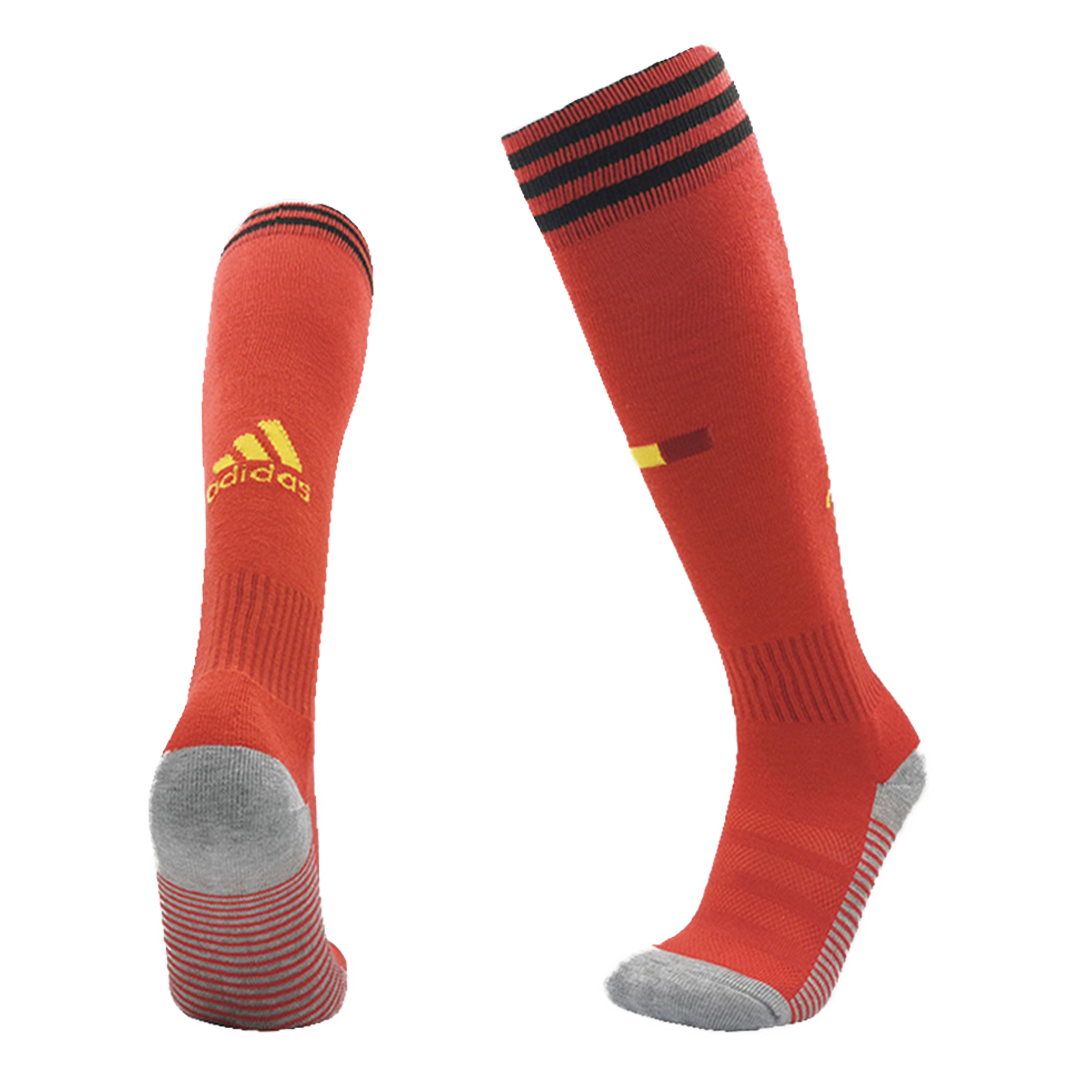 Belgium Home Soccer Jersey Whole Kit (Shirt+Short+Socks) 2020