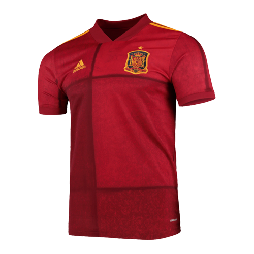 Spain Soccer Jersey Home Whole Kit (Shirt+Short+Socks) Replica 2021
