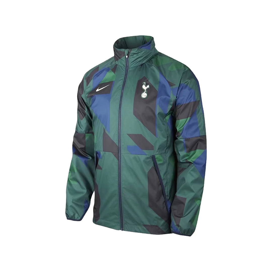 Tottenham Hotspur Windbreaker Hoodie Jacket Green 2021/22