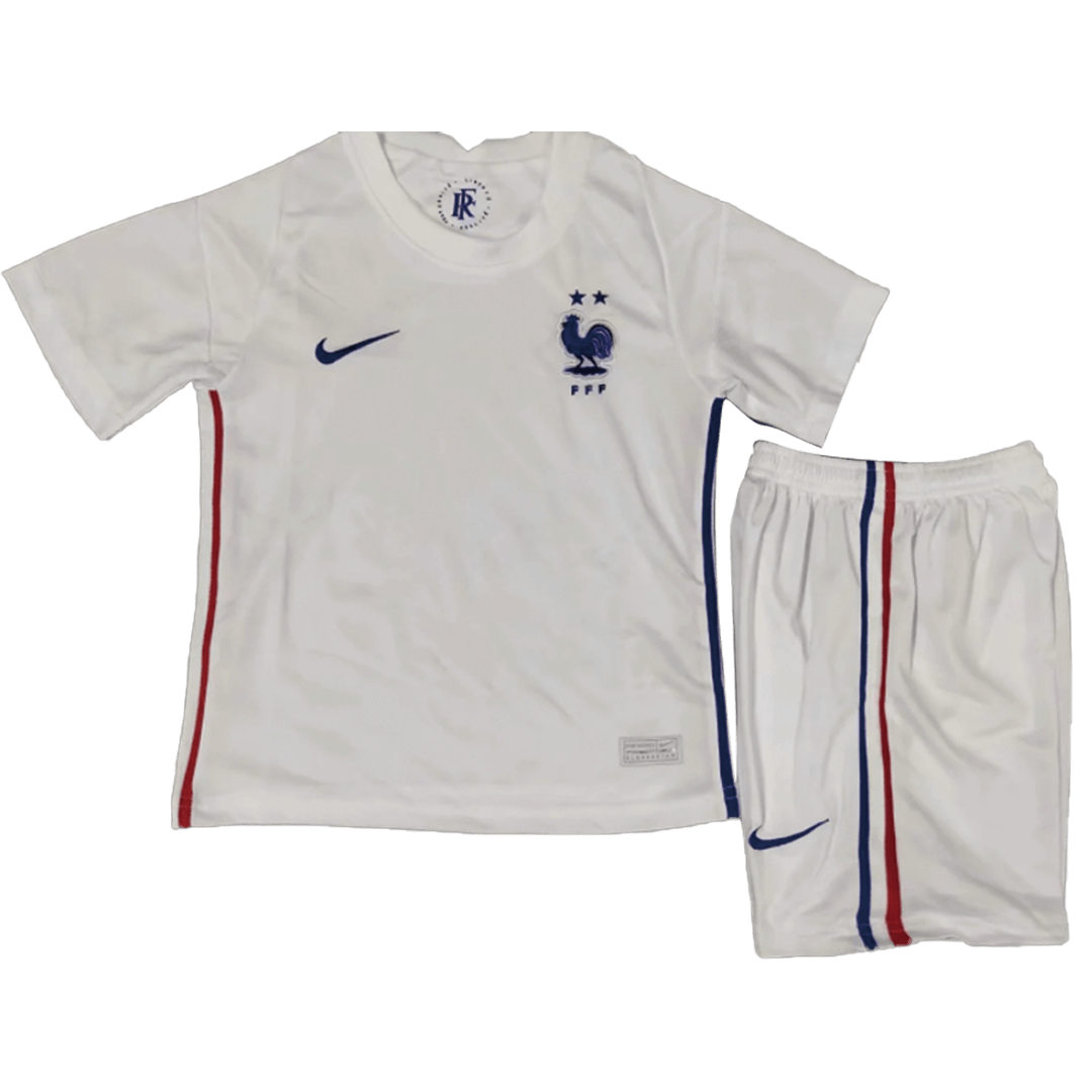 France Kids Soccer Jersey Away Kit (Shirt+Short) 2020