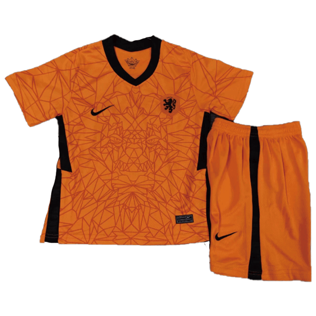Netherlands Kid's Soccer Jersey Home Kit (Shirt+Short) 2021