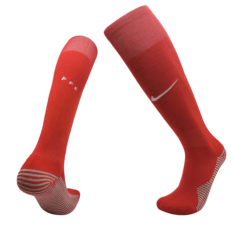 2020 France Home Red Jersey Socks