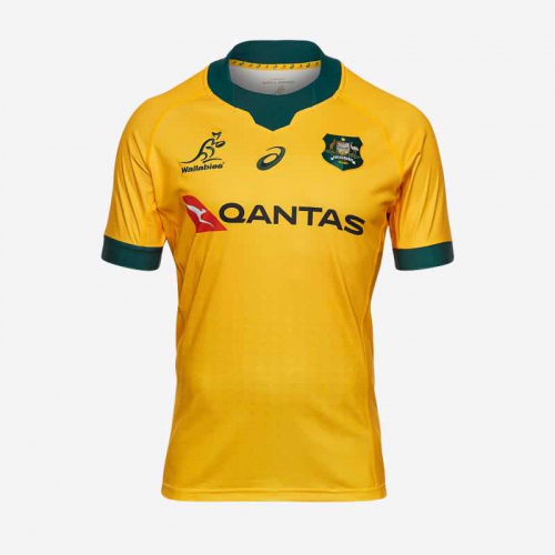 2021 Australia Away Yellow Rugby Jersey Shirt