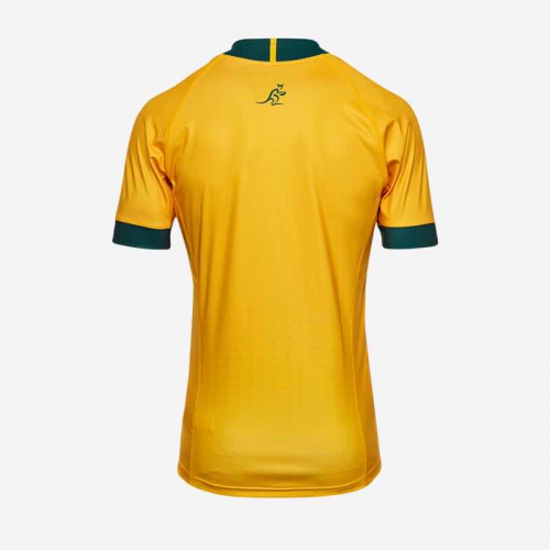 2021 Australia Away Yellow Rugby Jersey Shirt