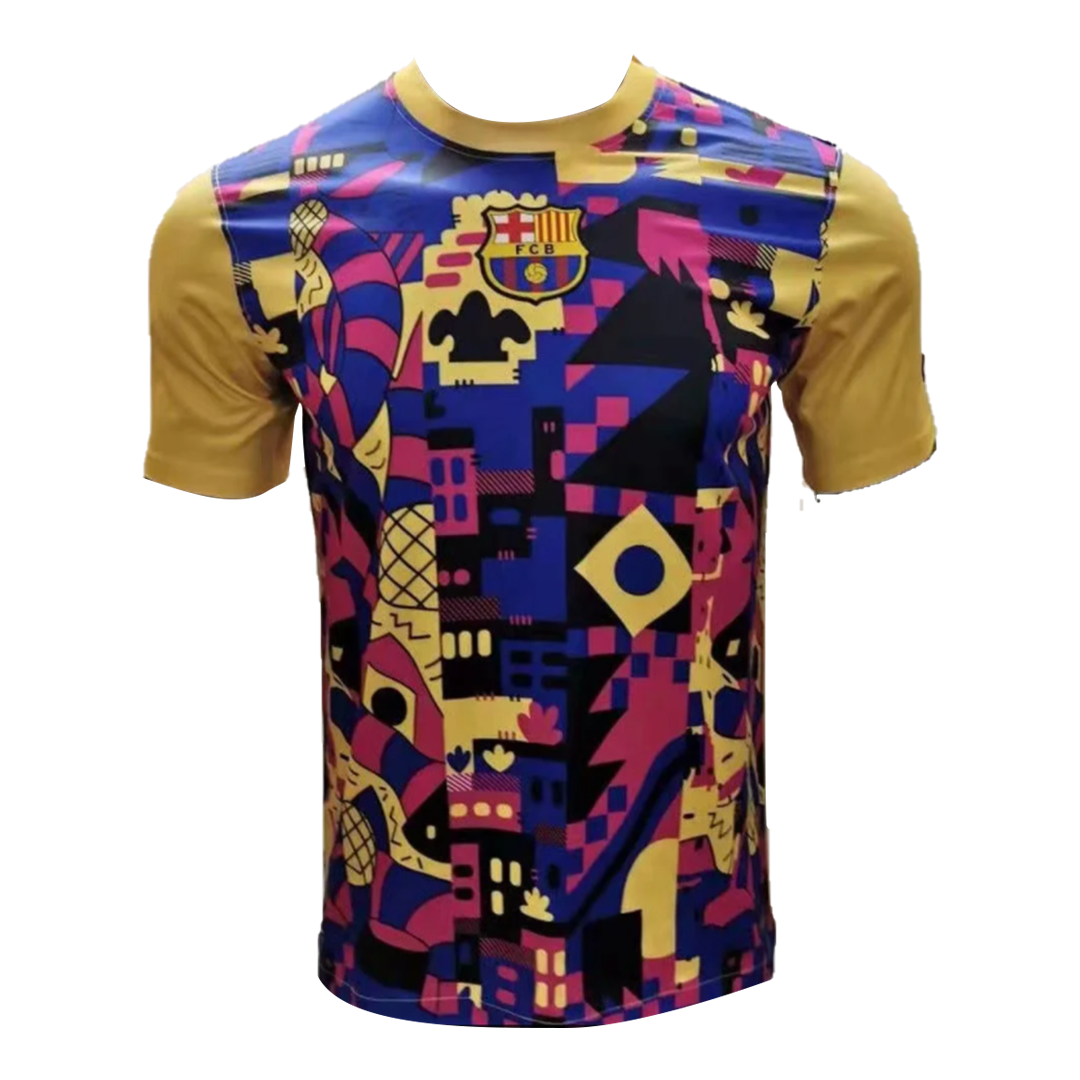 Barcelona Pre Match Soccer Jersey (Player Version) No.01 2021/22