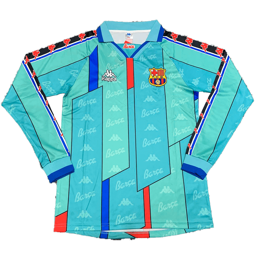 Barcelona Retro Long Sleeve Jersey Away 1996/97