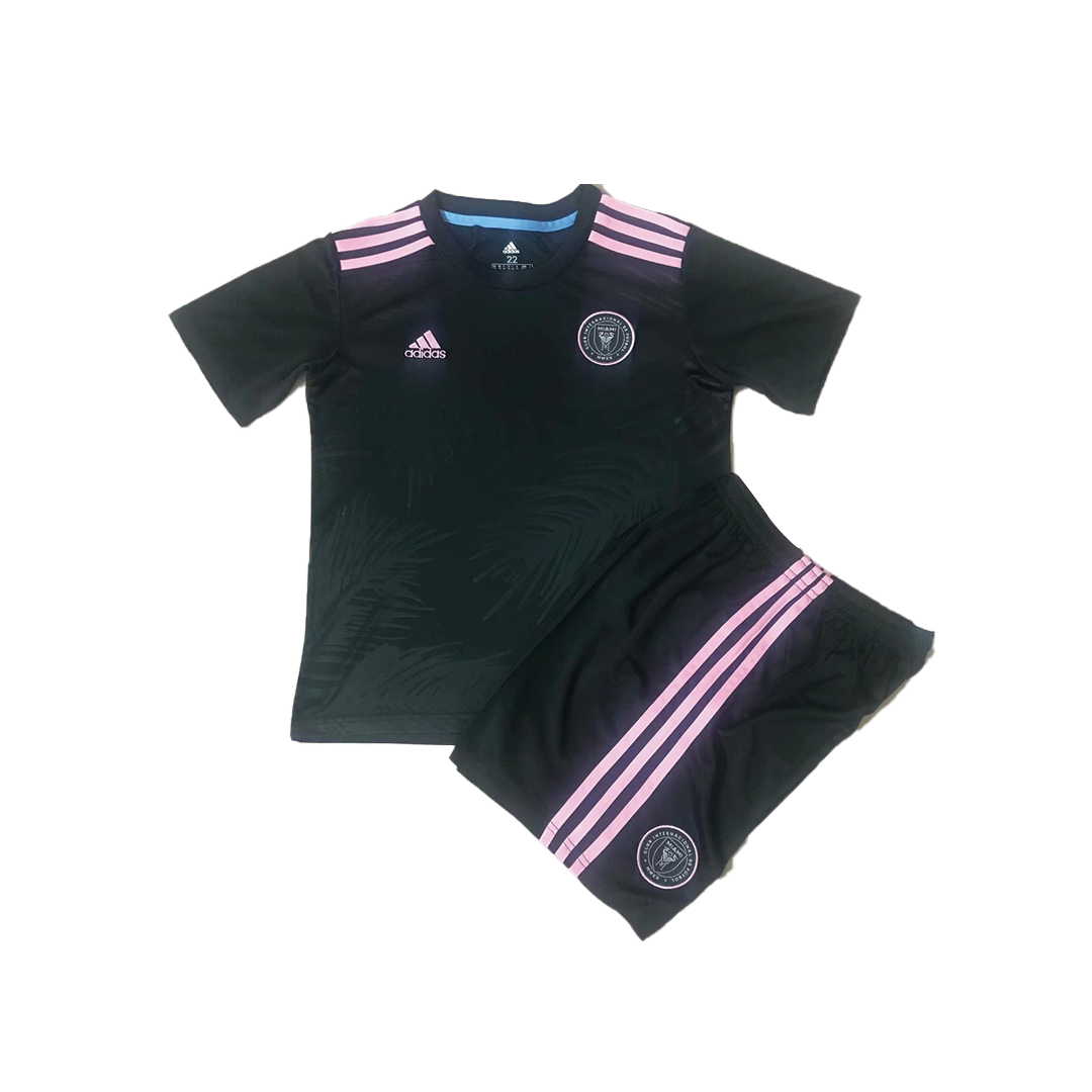 Inter Miami Kid's Soccer Jersey Away Kit (Jersey+Shorts) 2021