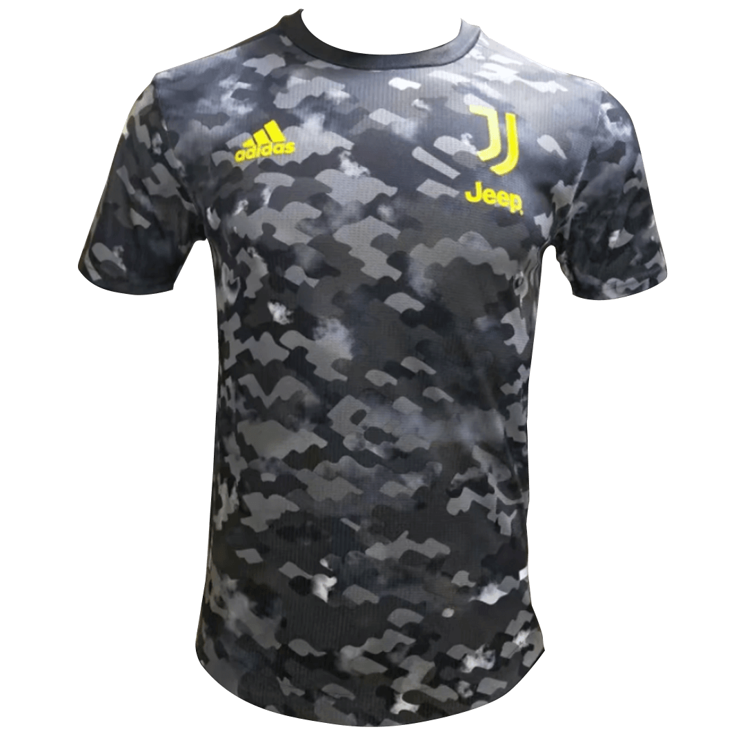 Juventus Pre Match Soccer Jersey Gray&Black (Player Version) 2021/22
