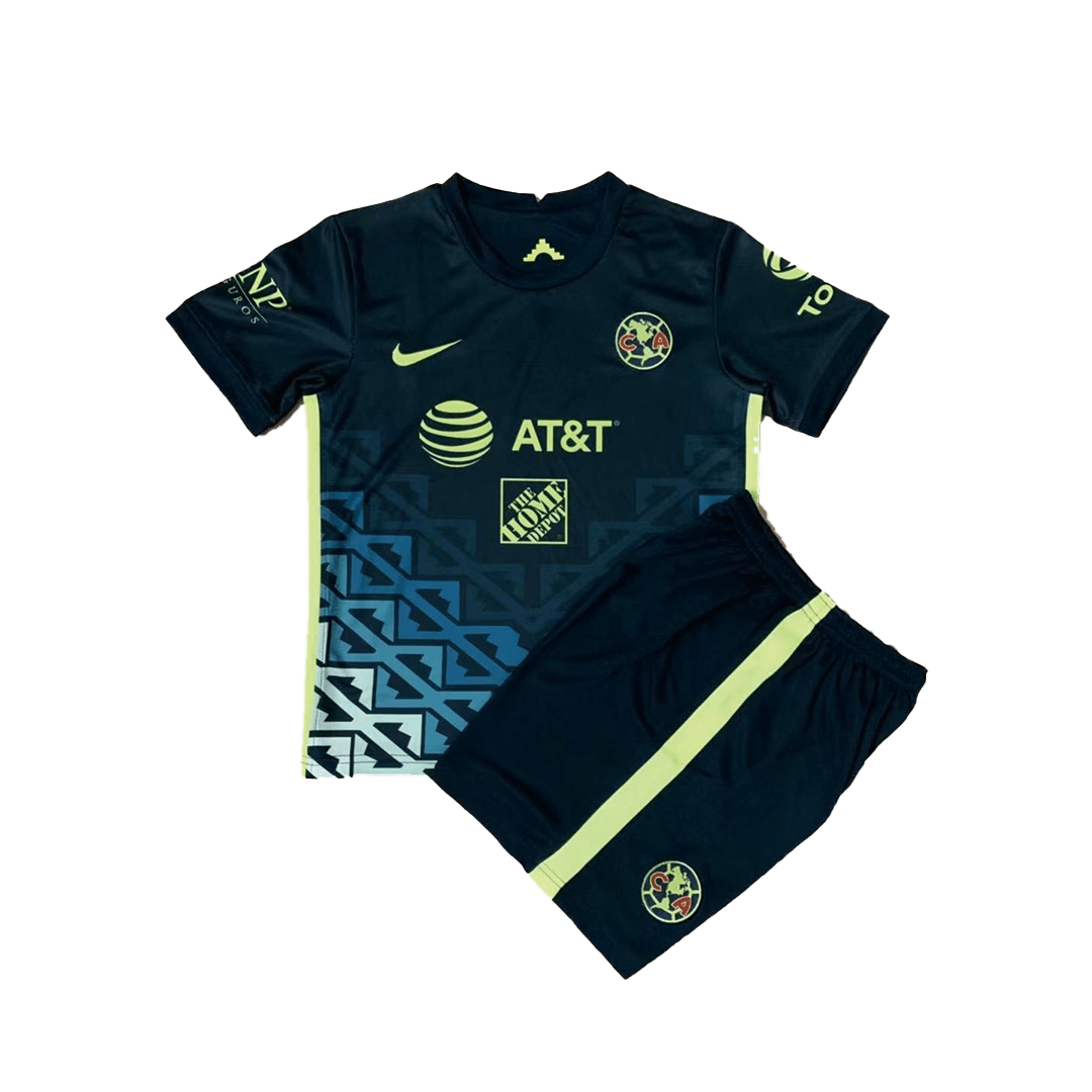 Club America Kid's Soccer Jersey Away Kit (Jersey+Short) 2021/22