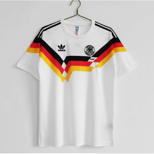 West Germany Retro Jersey Home World Cup 1990