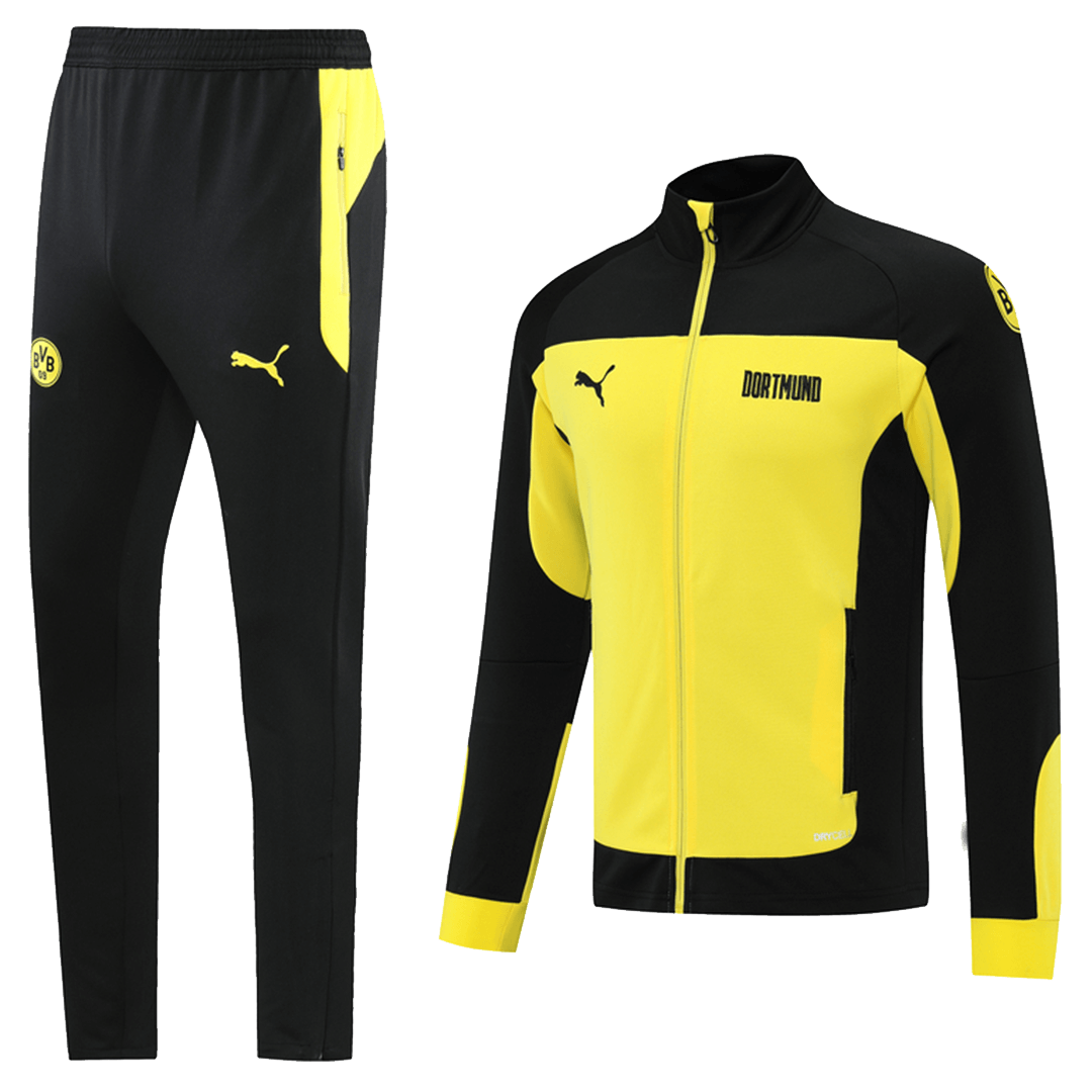 Borussia Dortmund Training Kit (Jacket+Pants) Black&Yellow 2021/22