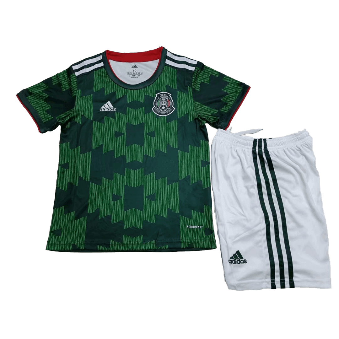 Mexico Kids Soccer Jersey Kit (Jersey+Short) 2021