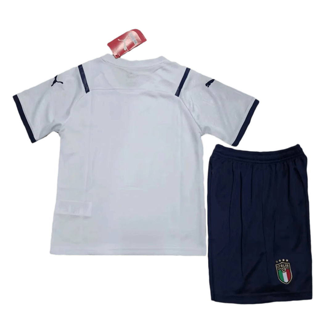 Italy Kids Soccer Jersey Away Kit (Jersey+Short) 2021