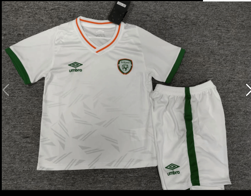 Ireland Kid's Soccer Jersey Away Kit (Jersey+Short) 2020/21